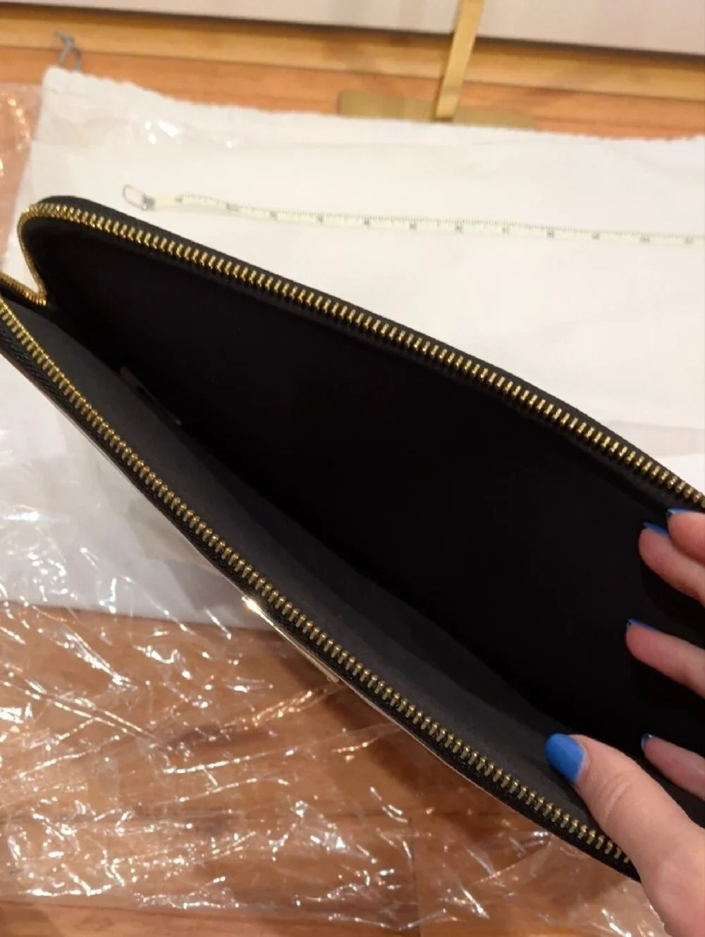 kate spade Black and White Striped Laptop Sleeve 12 In